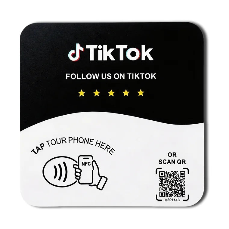 Carte NFC pour Avis Google – Support de Table Programmable