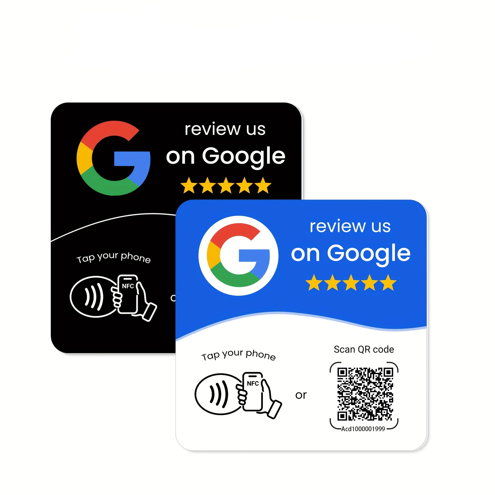 Carte NFC pour Avis Google – Support de Table Programmable