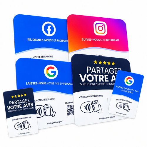 Cartes NFC – retouche fidèle